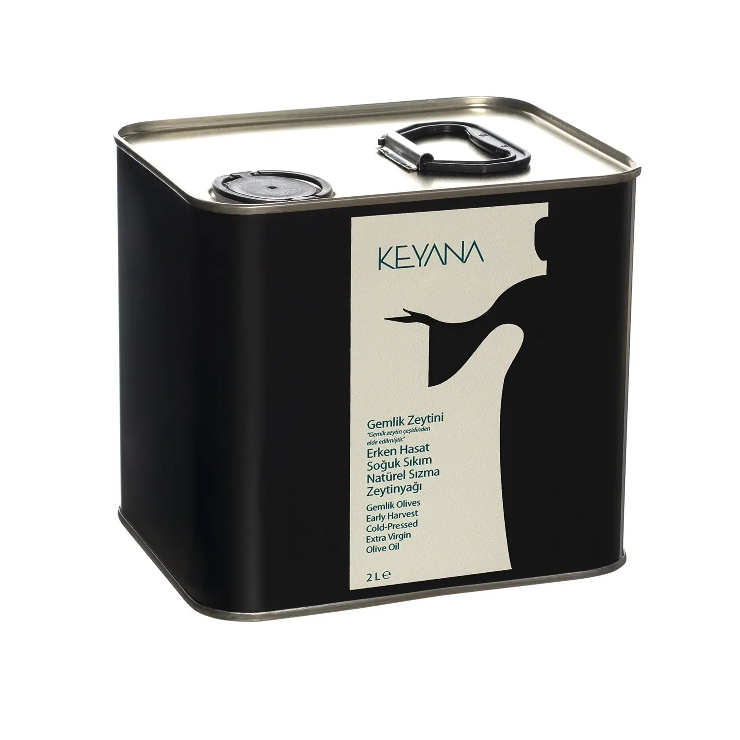 Gemlik (Trilye) Erken Hasat Naturel Sızma Zeytinyağı 2 Litre