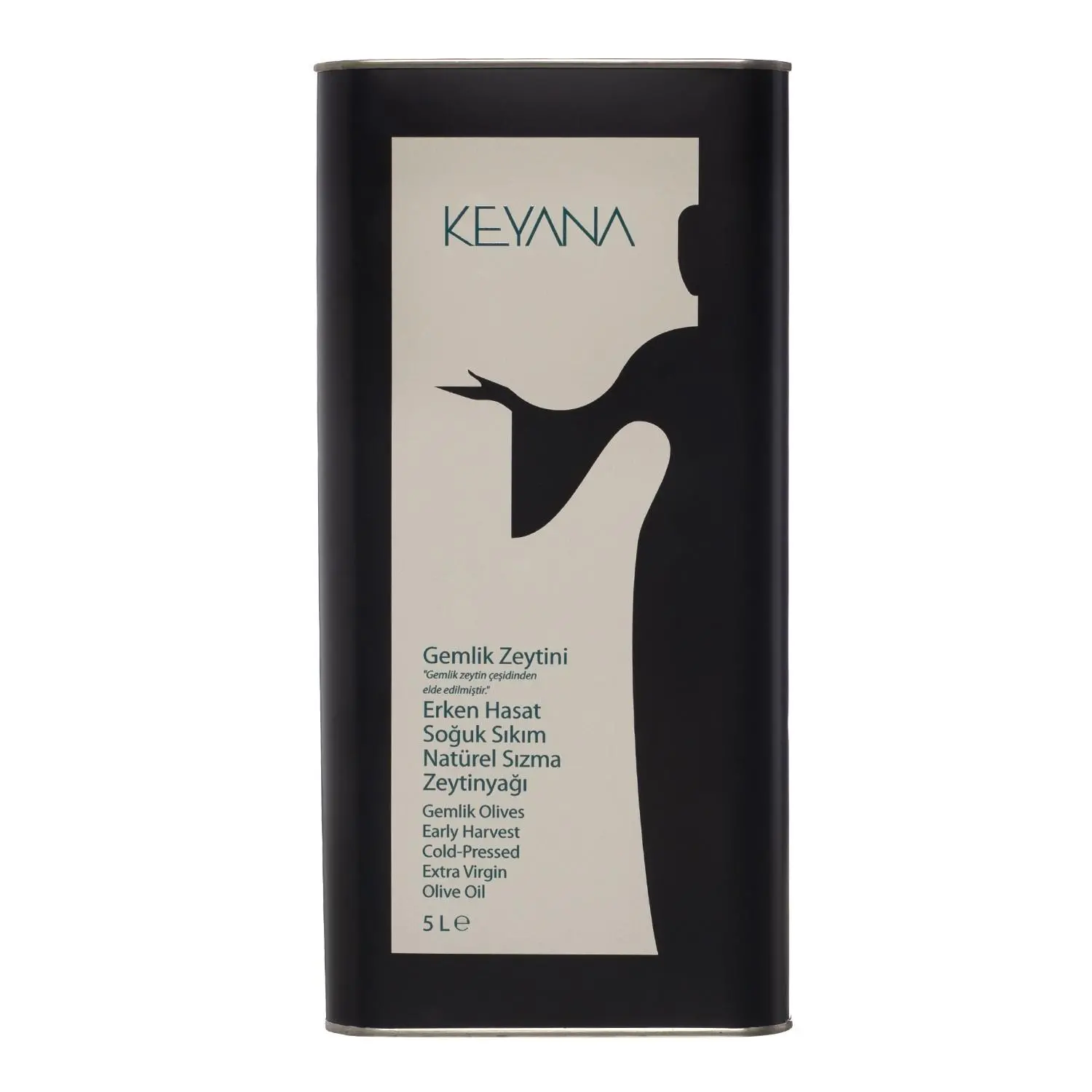 Gemlik (Trilye) Early Harvest Natural Extra Virgin Olive Oil 5 Liters